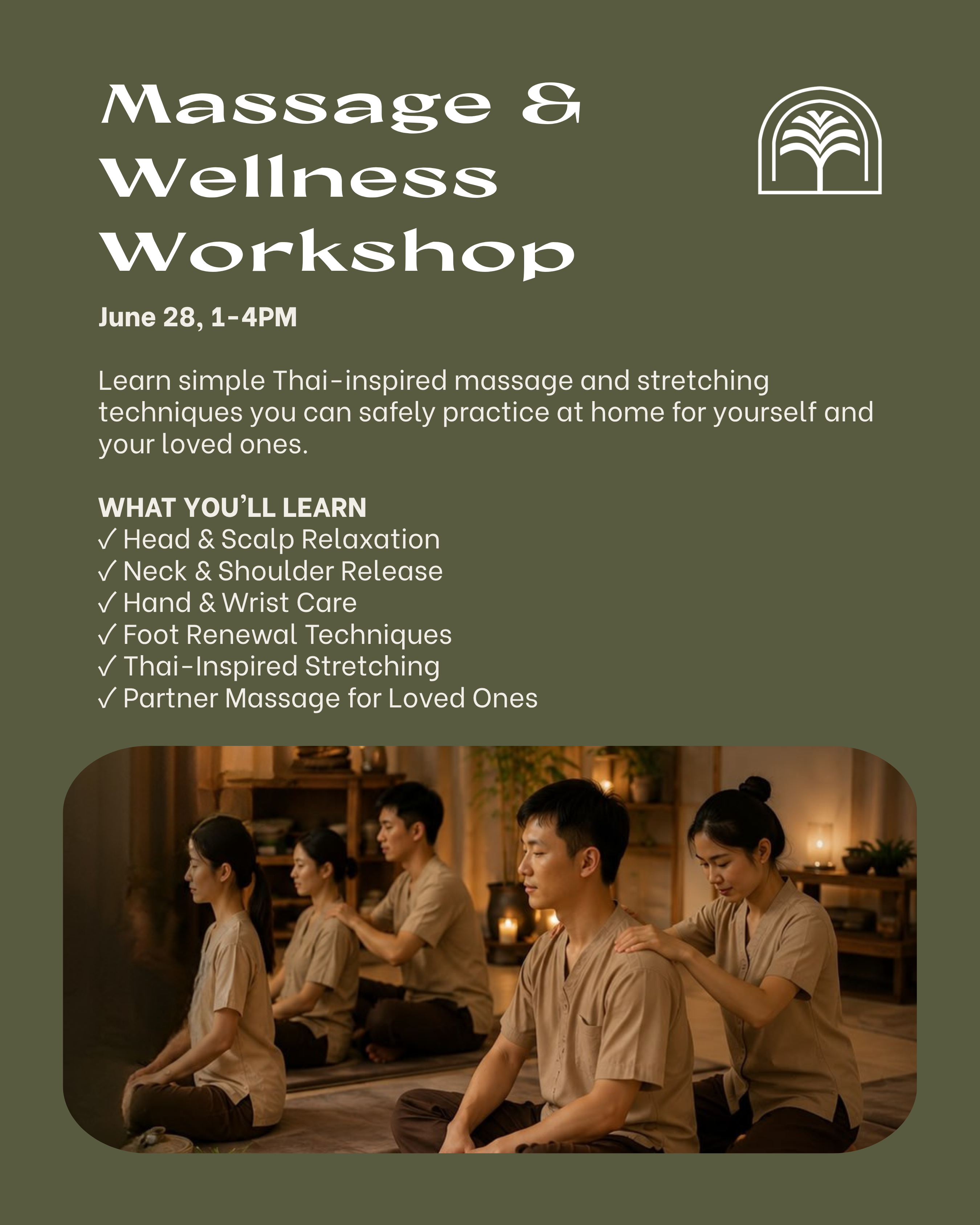 Thai Wellness For Everyday Workshop