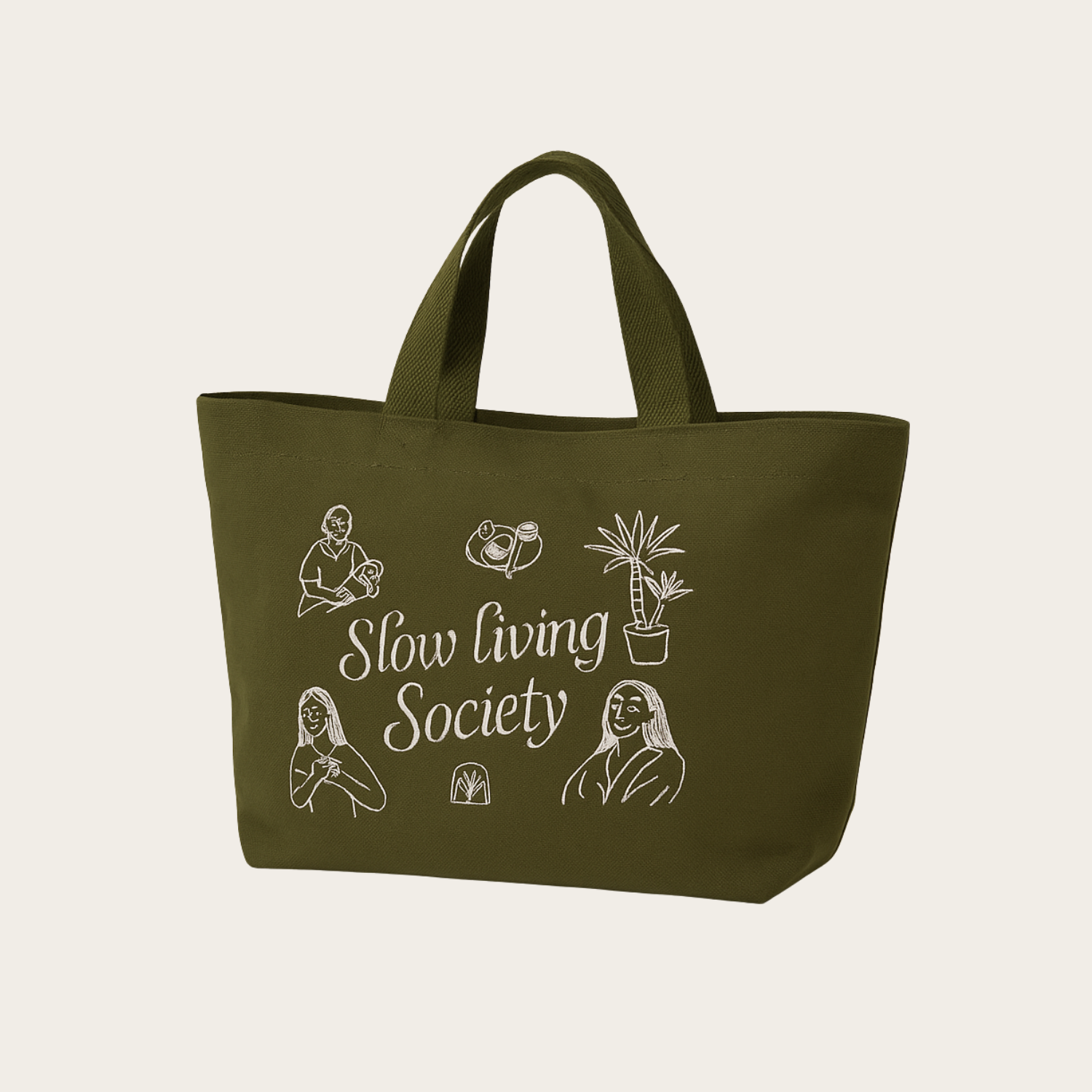 Payapa "Slow Living" Carry-All Tote (Olive)